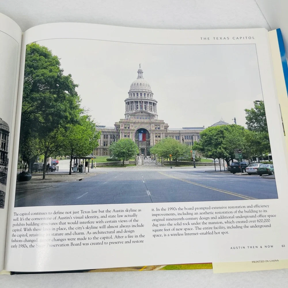 Austin Then and Now William Dylan Powell Hardcover Texas Hist Photography Book